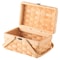Vintiquewise Small Woodchip Picnic Basket with Cover and Folding Handles QI003505.S - alternate 5